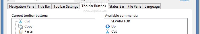 Showing the Classic Shell explorer toolbar buttons